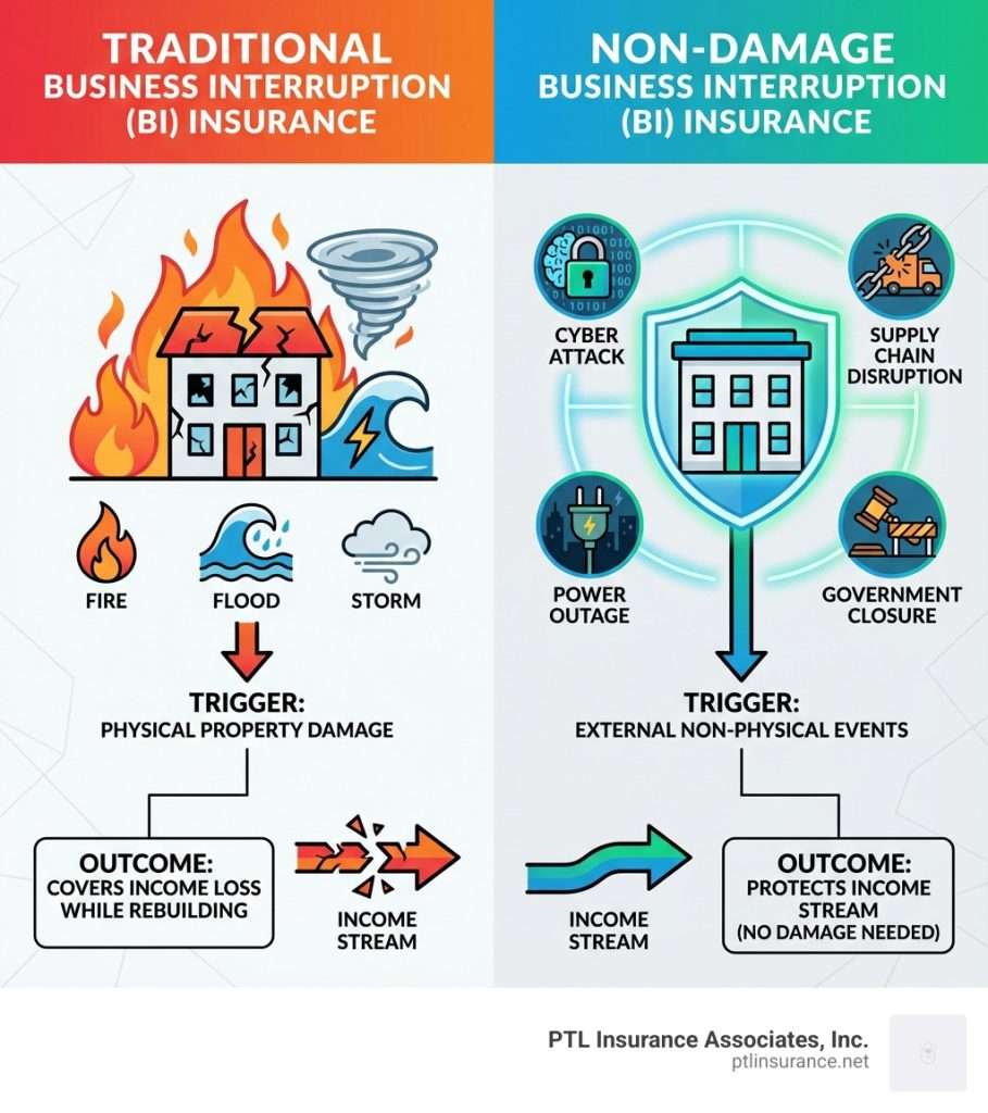 non damage business interruption insurance guide image Non-Damage Business Interruption Insurance Guide Don't let non-physical risks stop you. Learn how non damage business interruption insurance protects your income and resilience. non damage business interruption insurance