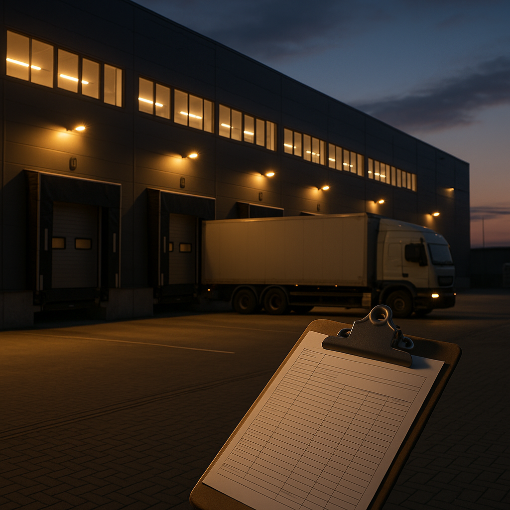 blog 12 Blog Home / Blog Our Blog 3PL insurance concept image showing warehouse logistics and documentation